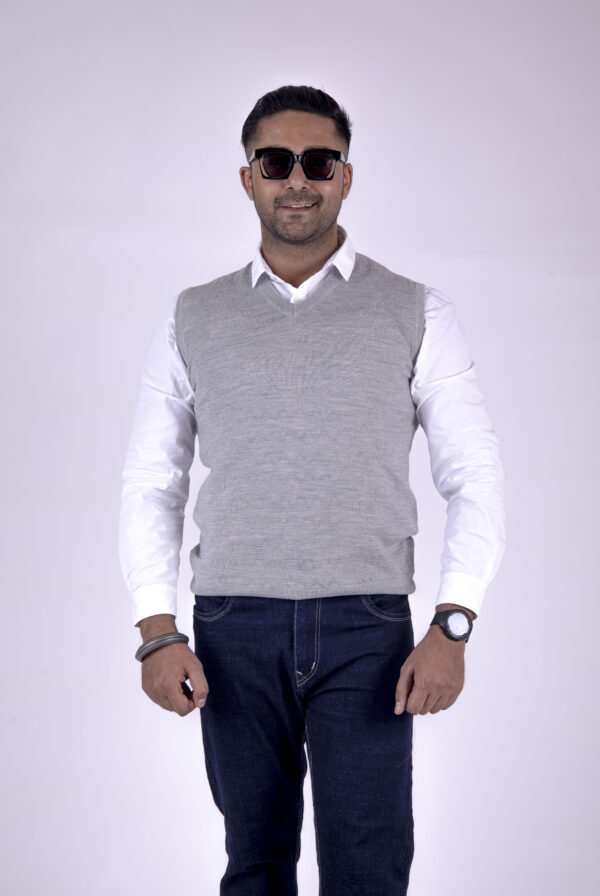 BRATS V neck half sleeve Vest/Sweater